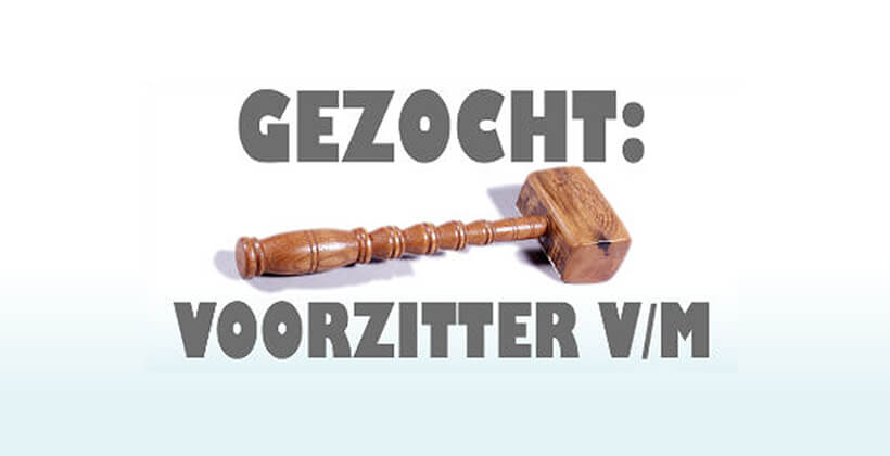 Vacature voorzitter van het bestuur